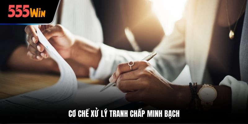 Cơ chế xử lý tranh chấp uy tín